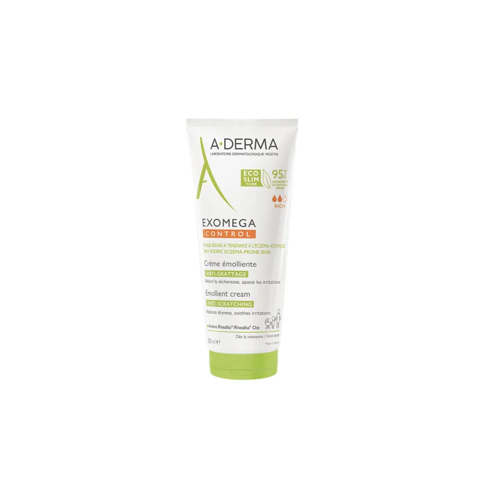 A-Derma Exomega Control Anti-Scratching Emollient Cream 200ml