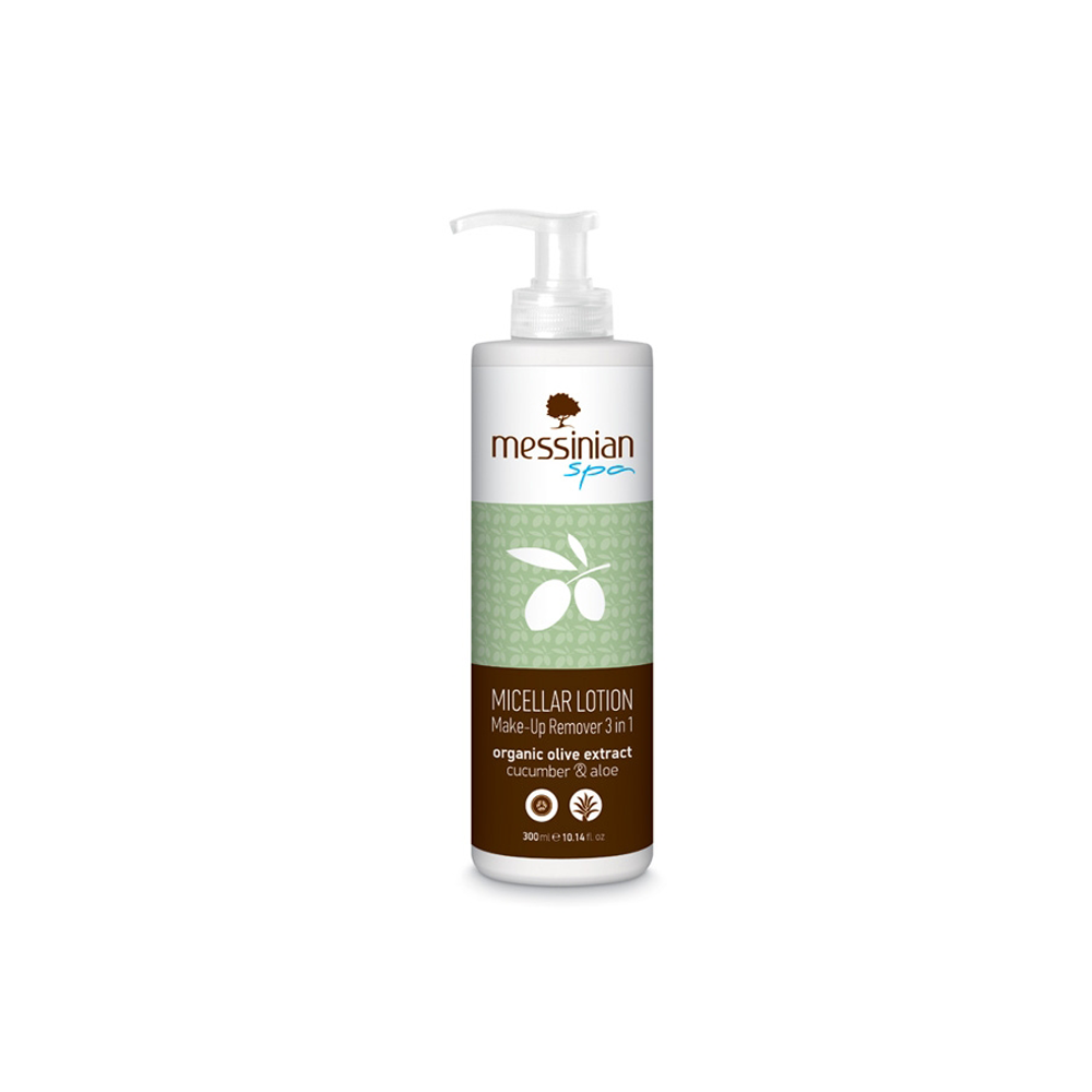 Messinian Spa Micellar Lotion Make-up Remover 3 In 1 Cucumber-Aloe 300ml