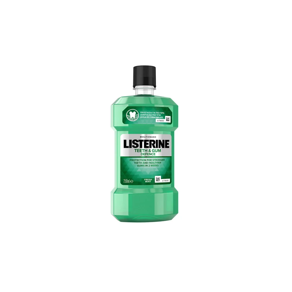 Listerine Teeth & Gum Defence Στοματικό Διάλυμα Για Υγιή Δόντια & Ούλα 250ml