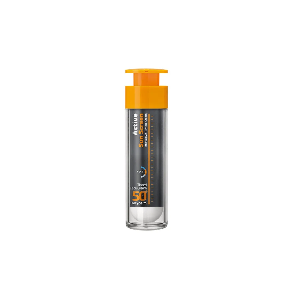 Frezyderm Active Sun Screen Tinted Face Cream SPF50+ 50ml