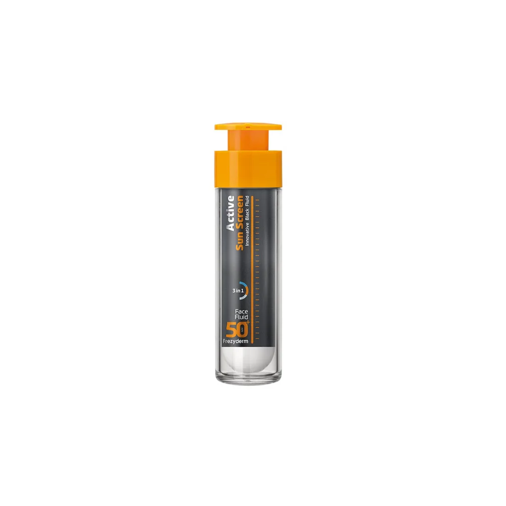 Frezyderm Active Sun Screen Face Fluid SPF50+ Active Liquid Sunscreen Face Cream For Very High Protection 50ml