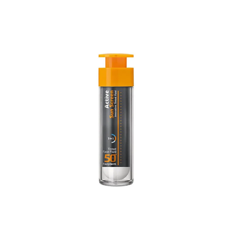 Frezyderm Active Sun Screen Tinted Face Fluid SPF50+ 50ml