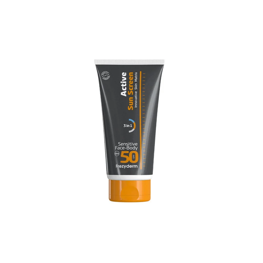 Frezyderm Active Sun Screen Sensitive Face & Body SPF50+ 150ml