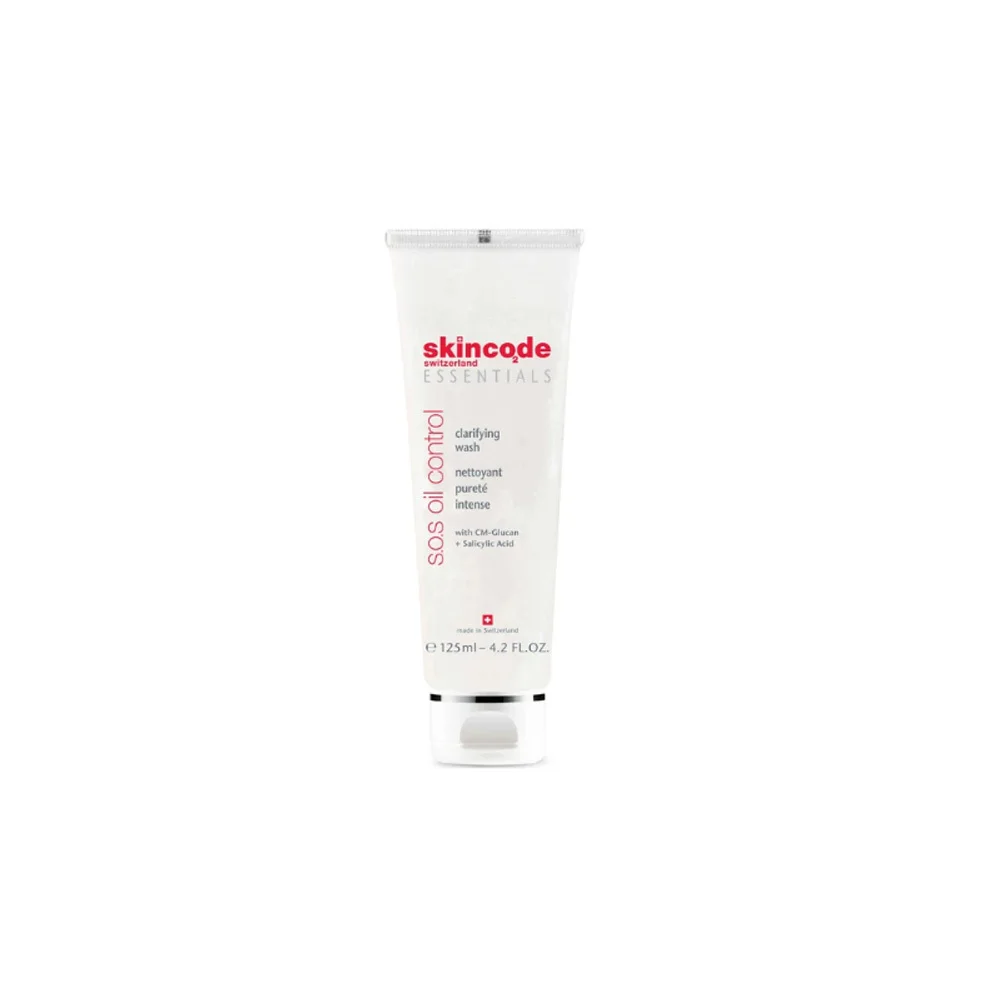 Skincode S.O.S Oil Control Clarifying Wash Απαλό Καθαριστικό Για Έλεγχο Λιπαρότητας 125ml