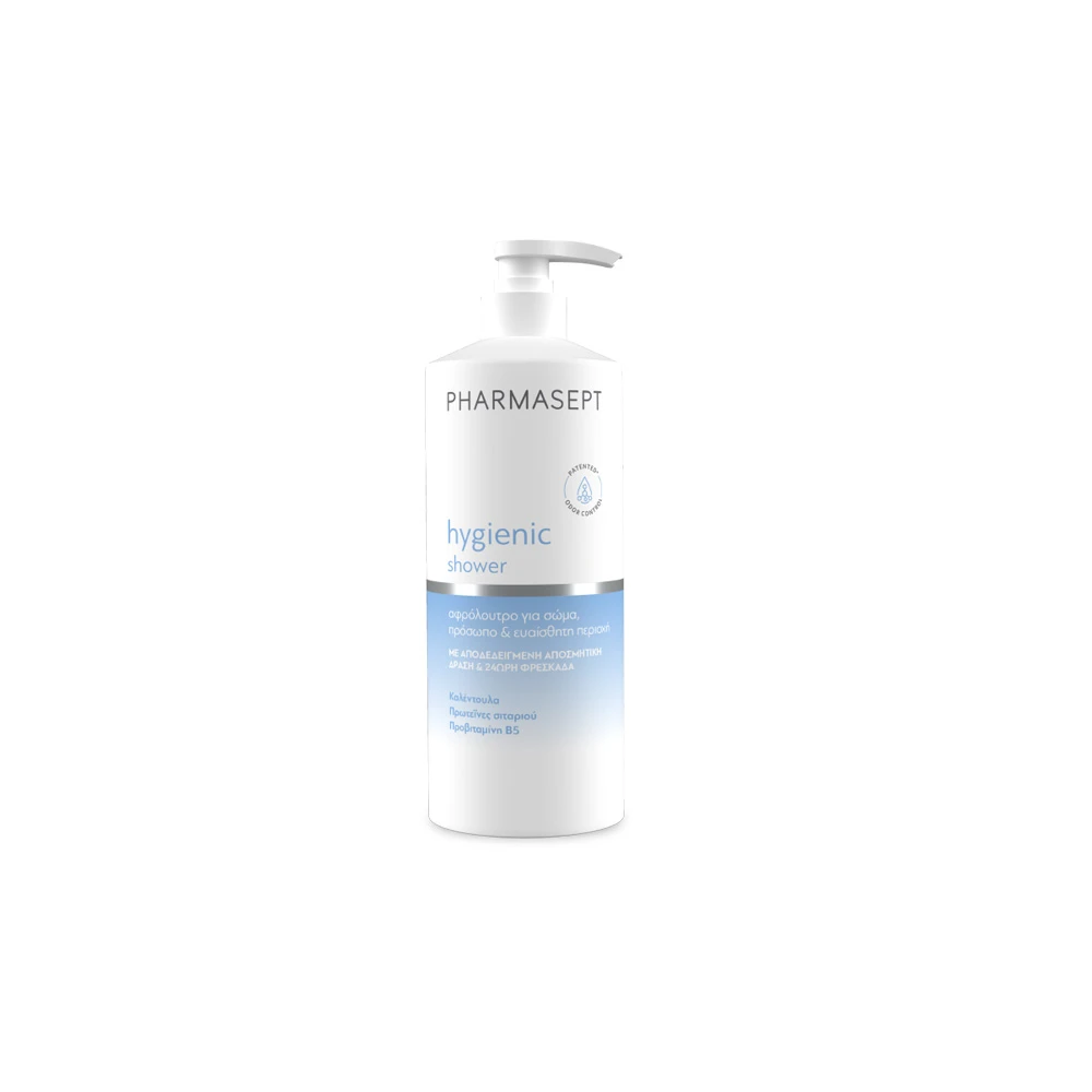Pharmasept Hygienic Shower Foaming Shower For Body Face & Sensitive Area With Mild Antiseptic Action 500ml
