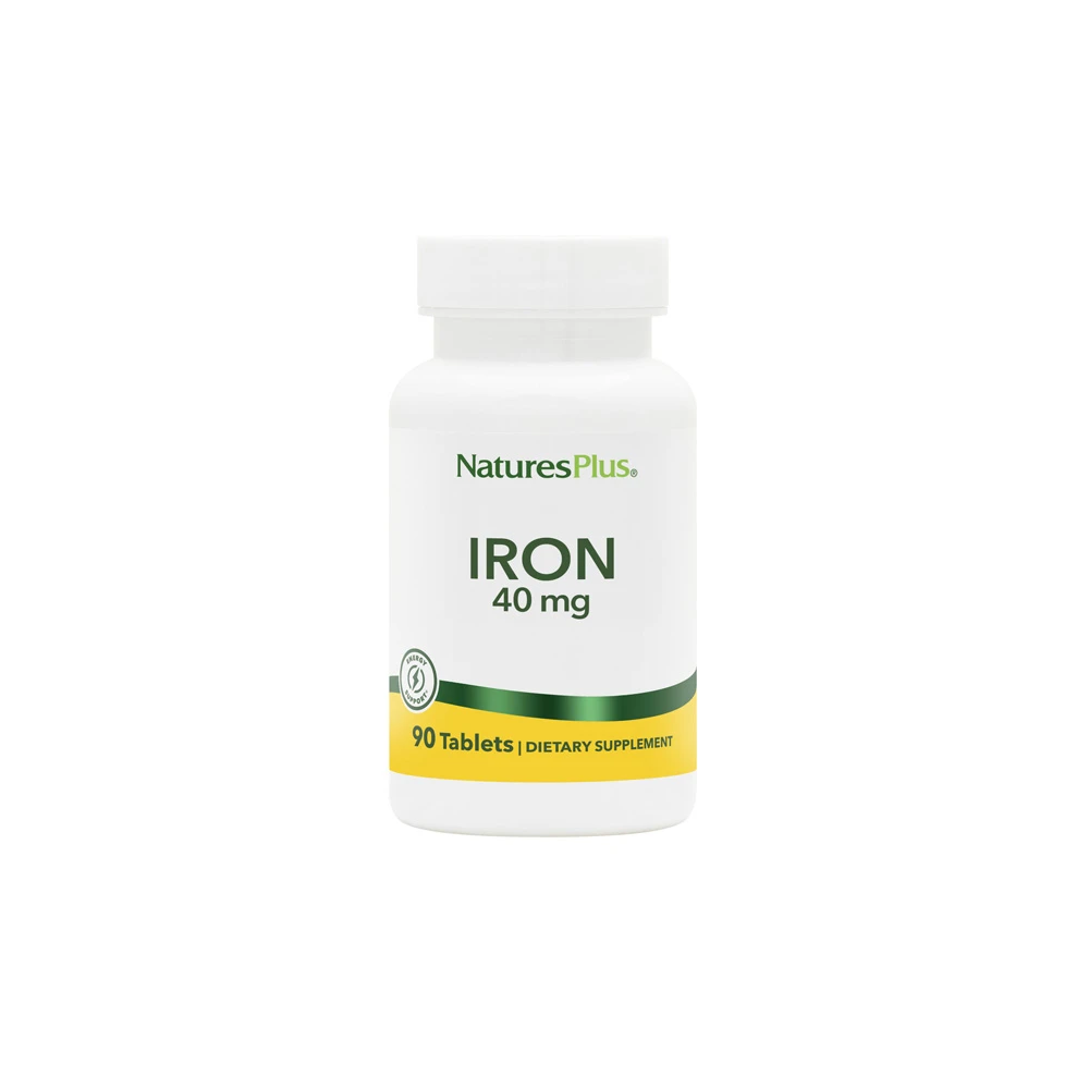Natures Plus Iron 40mg 90 tablets