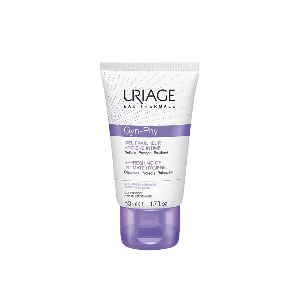 Uriage Gyn-Phy Refreshing Gel Intimate Hygiene Αναζωογονητικό Τζελ Καθαρισμού Ευαίσθητης Περιοχής 50ml