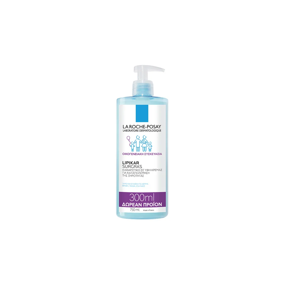 La Roche Posay Lipikar Surgras Καθαριστικό Για Πρόσωπο & Σώμα 750ml