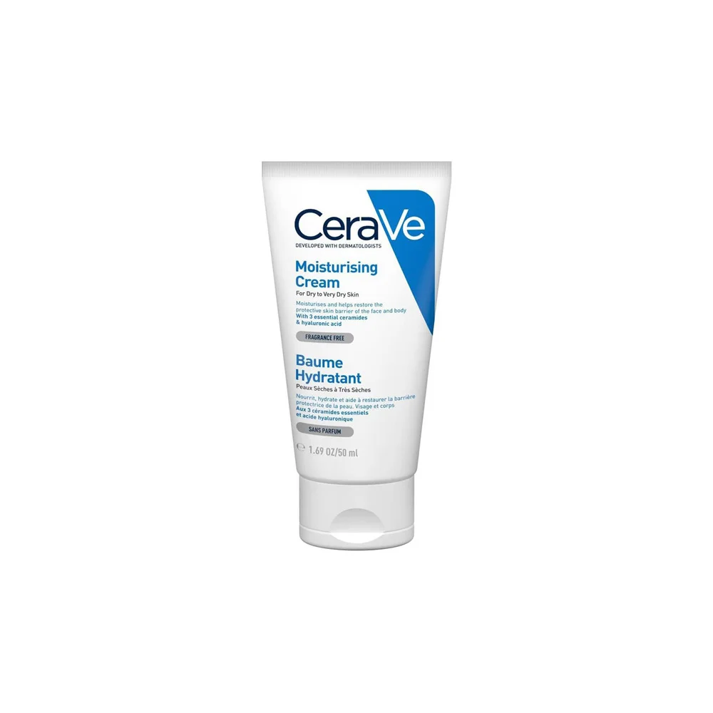 CeraVe Moisturising Cream Ενυδατική Κρέμα Για Ξηρό Έως Πολύ Ξηρό Δέρμα 50ml
