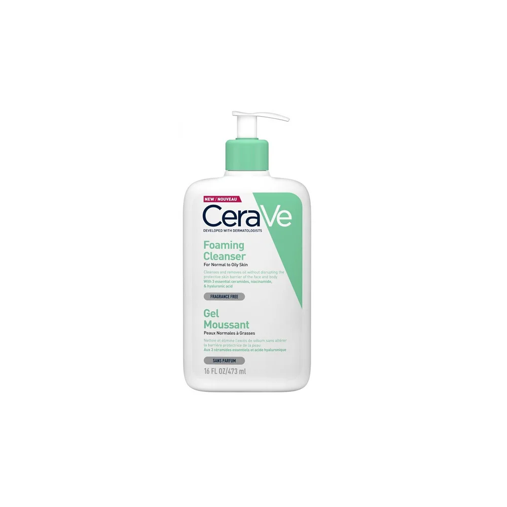 CeraVe Foaming Cleanser For Normal To Oily Skin 473ml