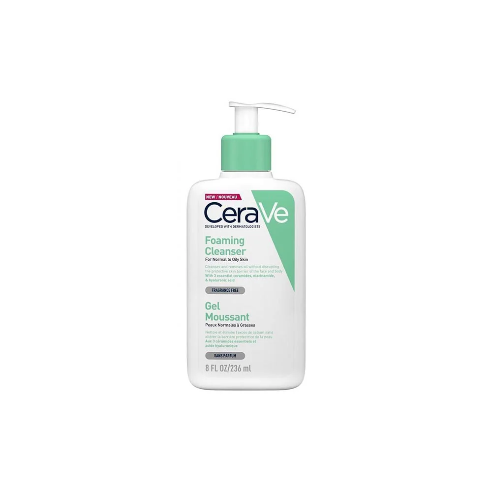 CeraVe Foaming Cleanser For Normal To Oily Skin 236ml
