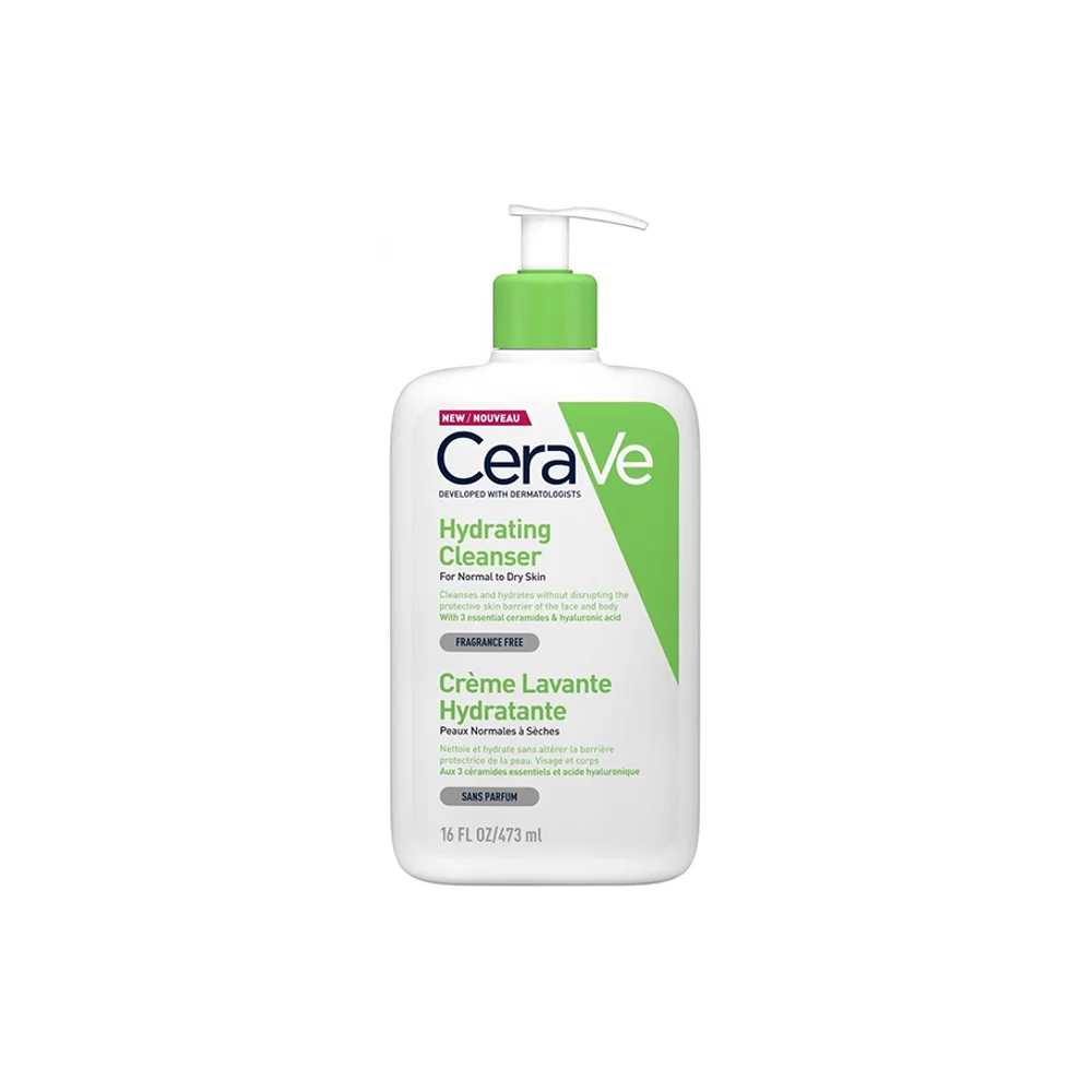 CeraVe Hydrating Cleanser Κρέμα Καθαρισμού Για Κανονικό Έως Ξηρό Δέρμα 473ml
