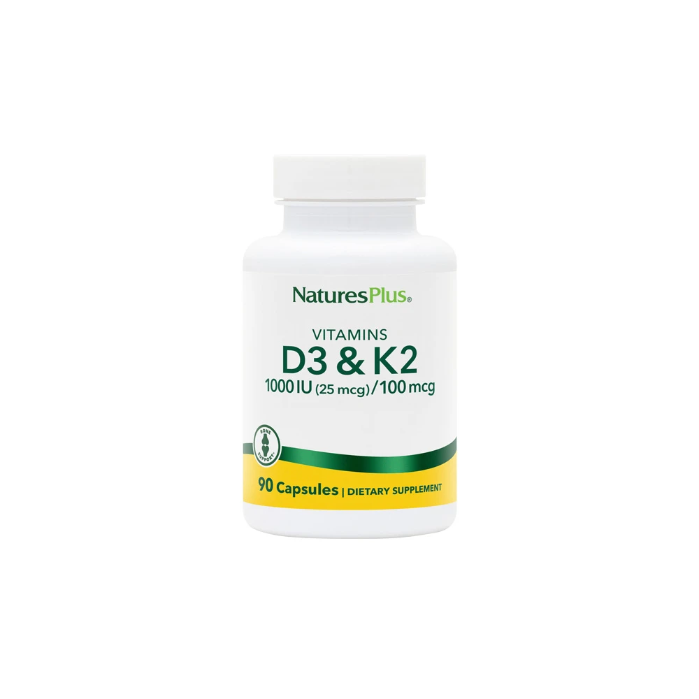 Natures Plus Vit D3/ Vit K2 90 caps