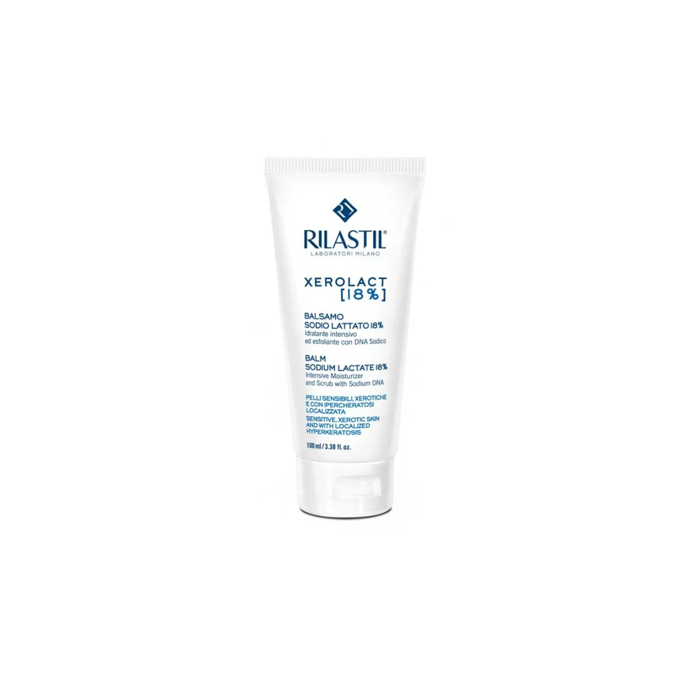 Rilastil Xerolact Balm Sodium Lactate 18% Body Balm For Dry Skin & Topical Hyperkeratosis 100ml