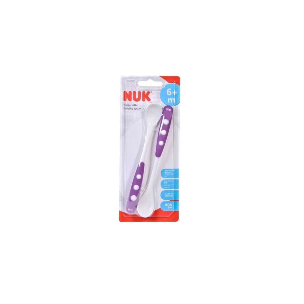 Nuk Easy Learning Early Infant Educational Spoon Blue 6m+ 2 pieces