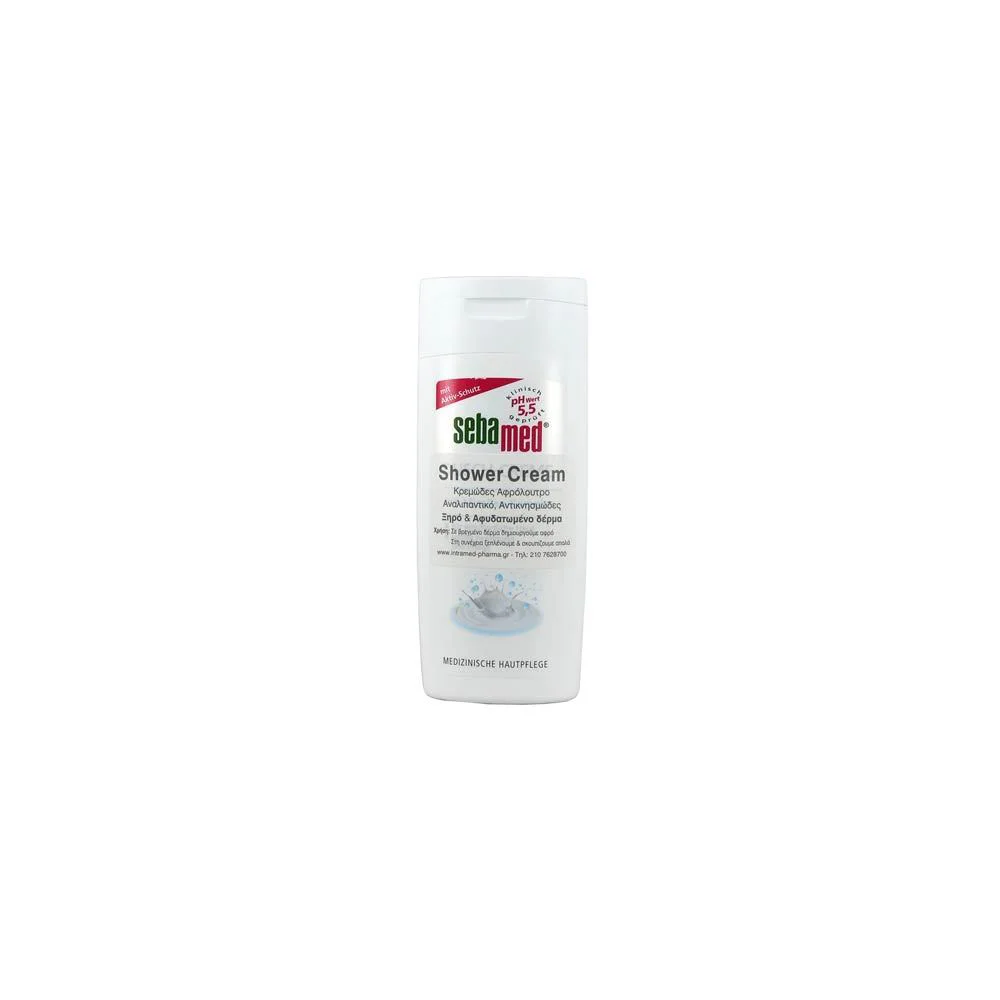 Sebamed Shower Cream Κρεμώδες Αφρόλουτρο Για Ξηρό Και Αφυδατωμένο Δέρμα 200ml