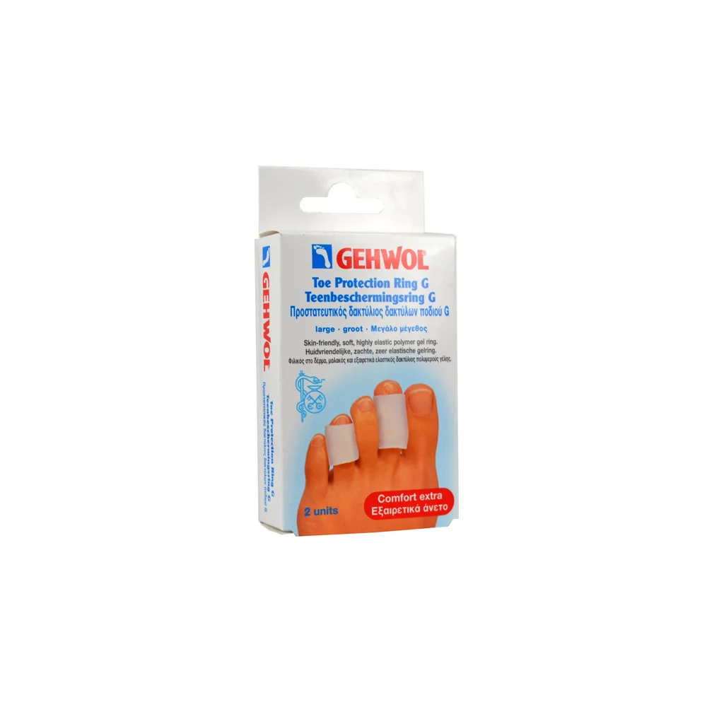 Gehwol Toe Protection Ring G Large Προστατευτικός Δακτύλιος Δακτύλων Ποδιού G Μεγάλος 2 τεμάχια