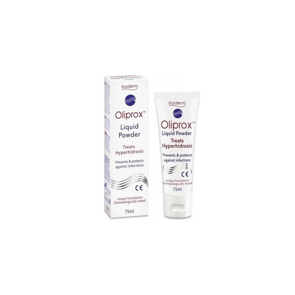 Boderm Oliprox Liquid Powder Against Hyperhidrosis 75ml