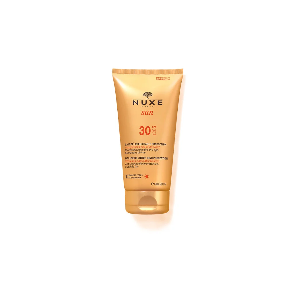 Nuxe Delicious Lotion High Protection For Face & Body SPF30 150ml