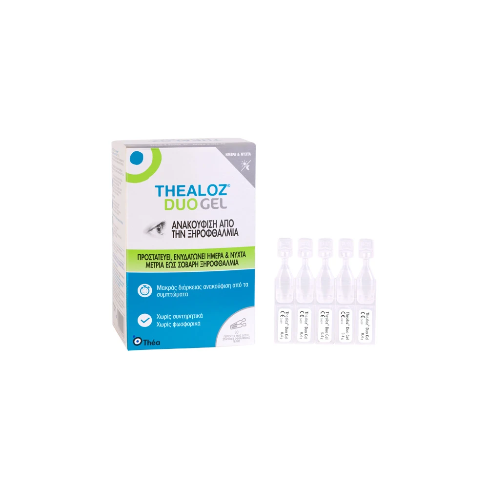 Thea Thealoz Duo Gel Eye Drops For Protection & Hydration 30x0.4ml