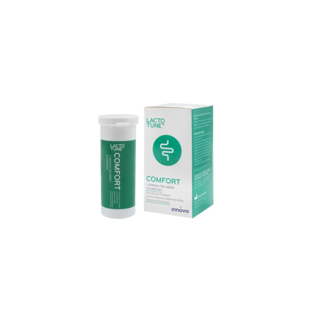 Lactotune Comfort Prebiotic Dietary Supplement - Probiotics For Digestive Health 30 capsules