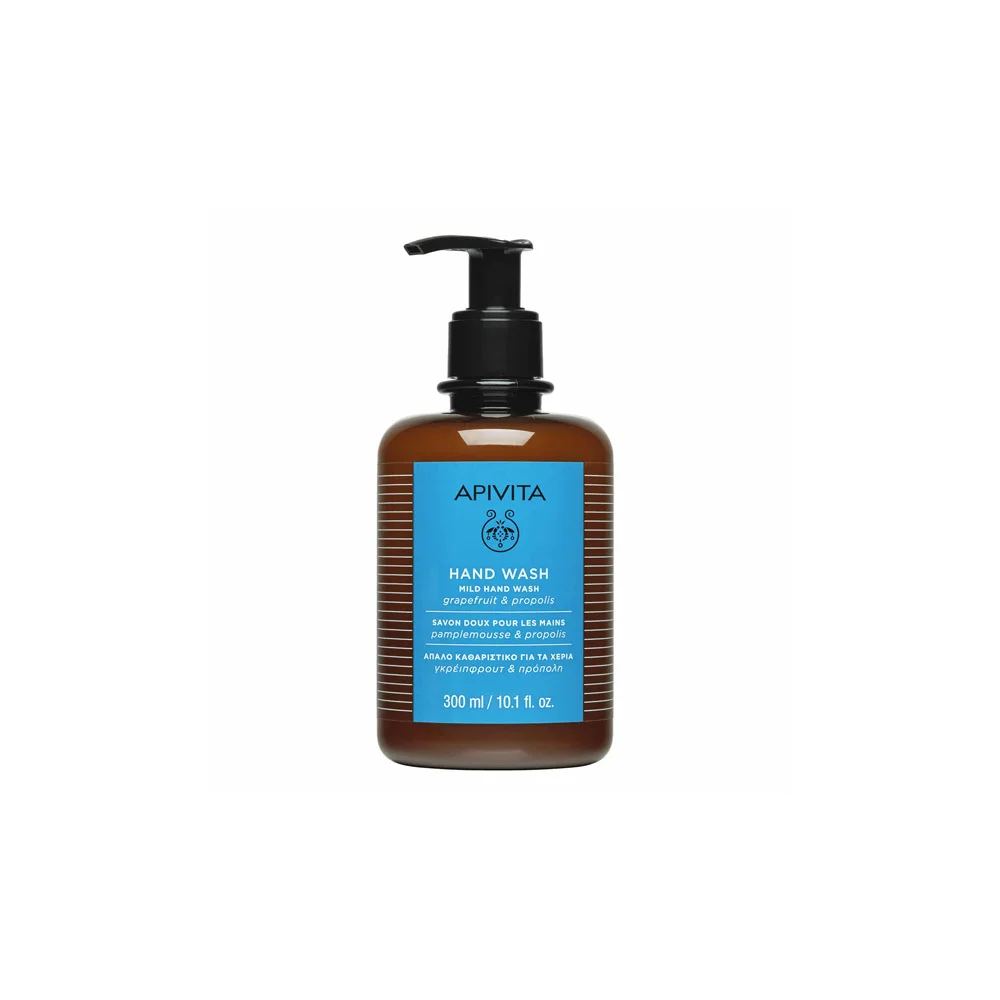 Apivita Mild Hand Wash With Grapefruit & Propolis 300ml
