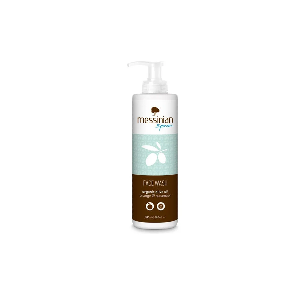 Messinian Spa Face Wash Gentle Face Cleanser Orange Cucumber 300ml