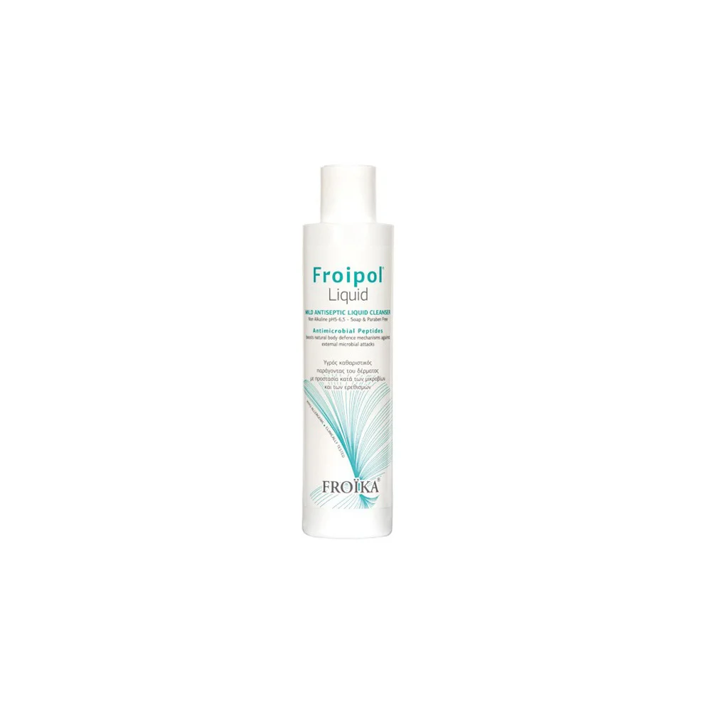 Froika Froipol Liquid Antiseptic Cleanser Καθαριστικό Προσώπου Kαι Σώματος 200ml