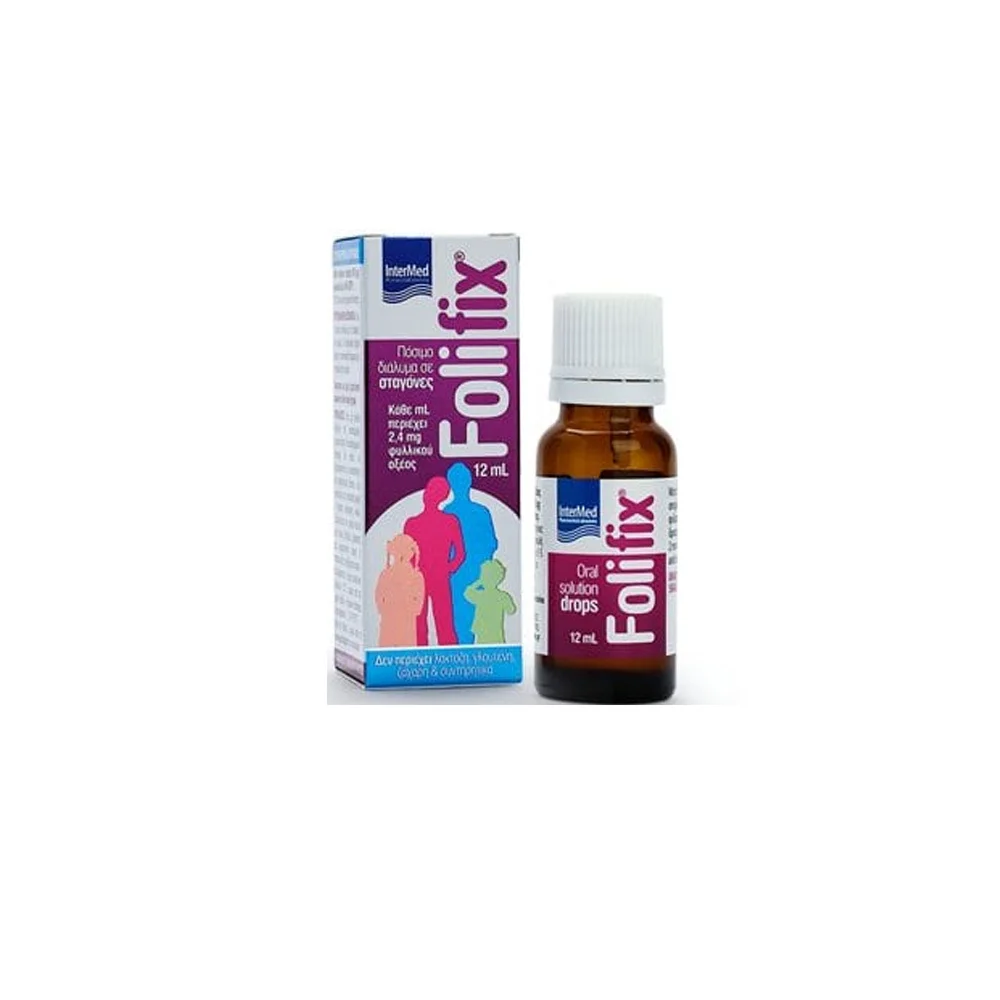 Intermed Folifix Folic Acid Oral Solution Drops 12ml
