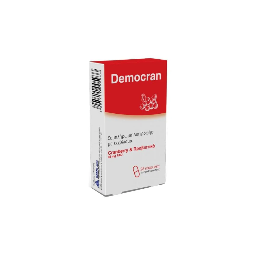 Demo Democran Cranberry Cranberry Extract With Probiotics 28 capsules