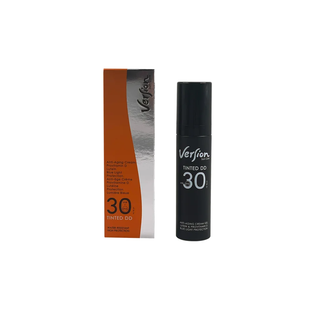 Version Derma Tinted DD Cream Gel SPF30 Αντηλιακή Κρέμα Υψηλής Προστασιάς Με Χρώμα Για Πρόσωπο 50ml
