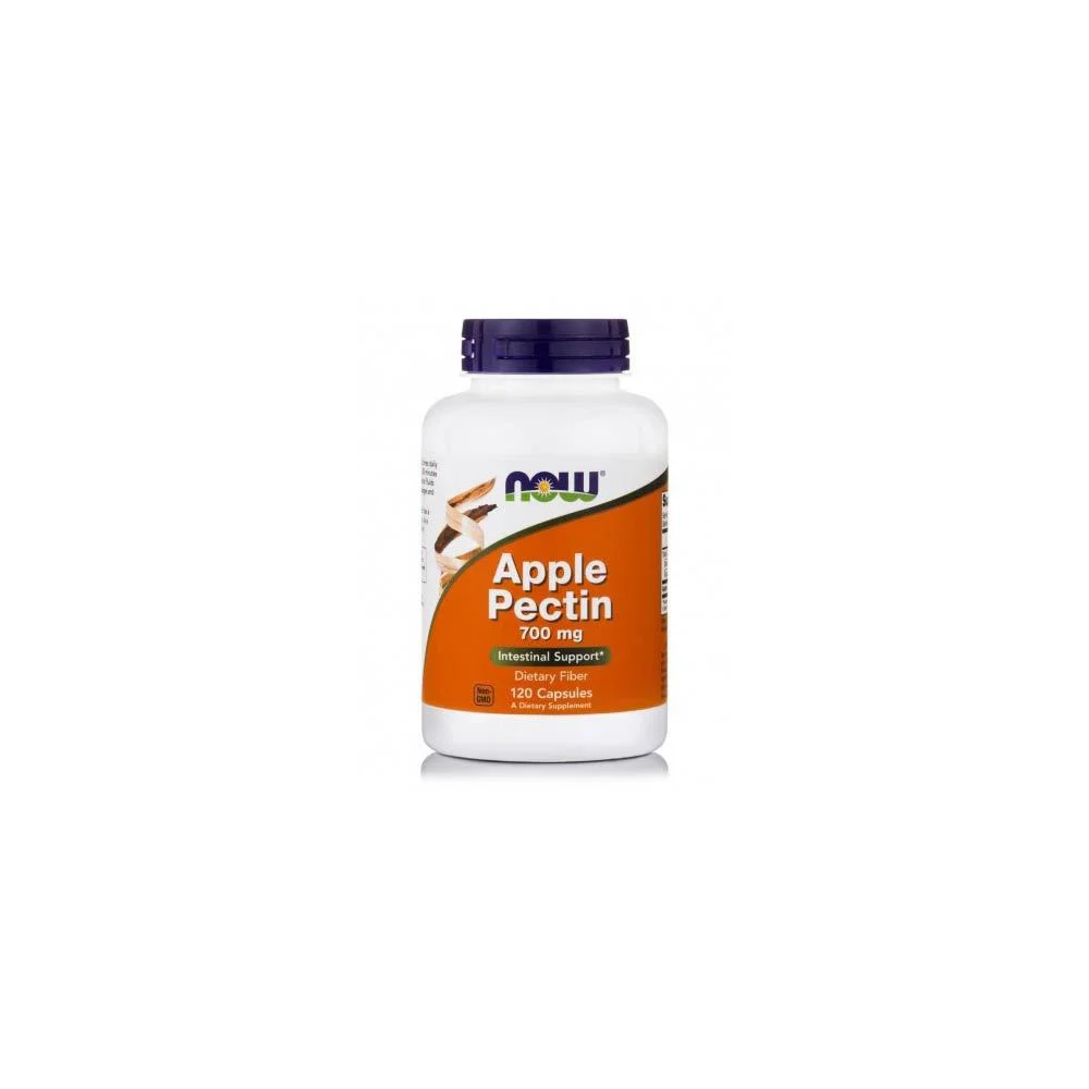Now Apple Pectin 700mg Συμπλήρωμα Διατροφής Από Πηκτίνη Μήλου 120 κάψουλες