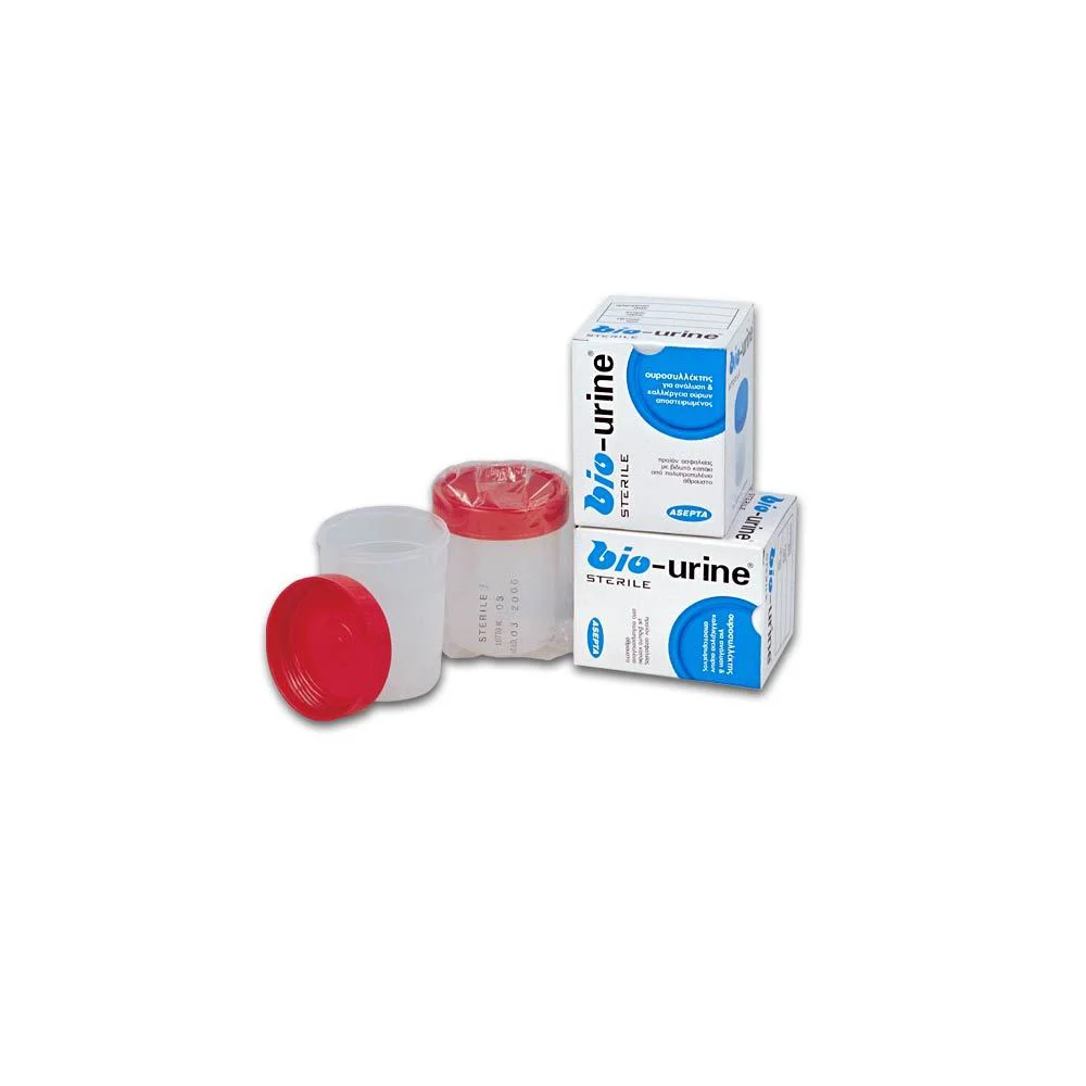 Asepta Bio-Urine Αποστειρωμένος Ουροσυλλέκτης 120ml Για Ανάλυση & Καλλιέργεια Ούρων 1 τεμάχιο