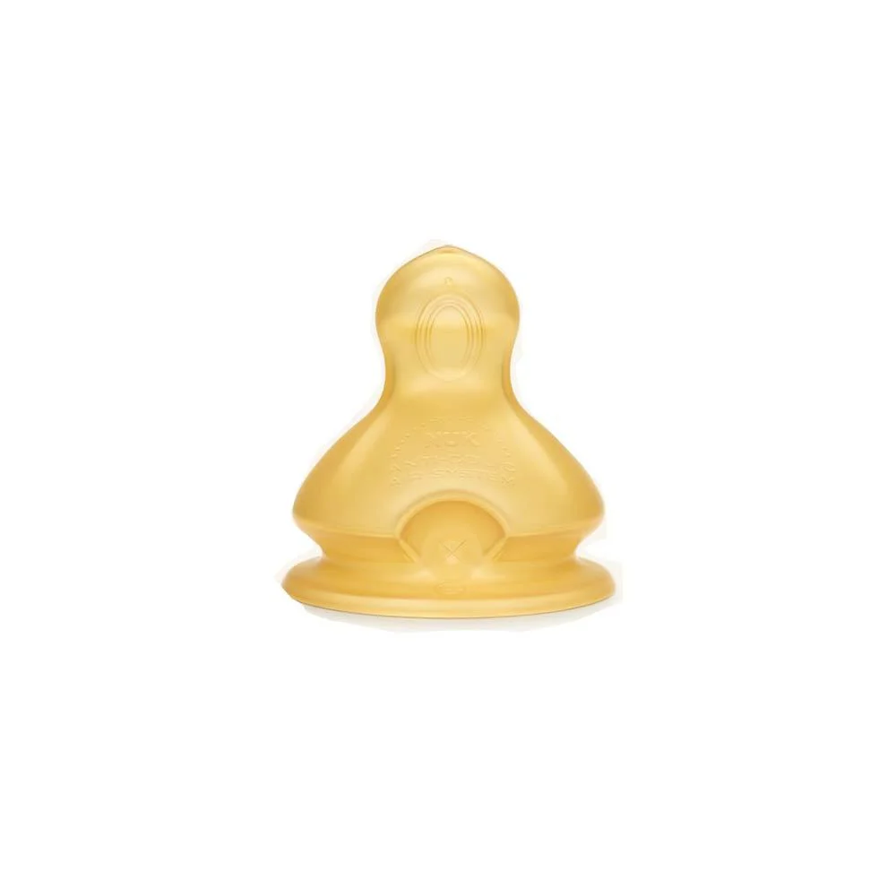 Nuk First Choice With Rubber Nipple 6m+ Size 2 With Valve For Milk (Medium) 1 picie