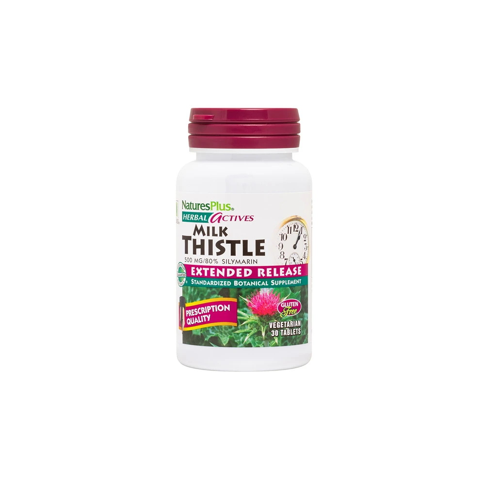 Natures Plus Milk Thistle 500mg 30 tablets