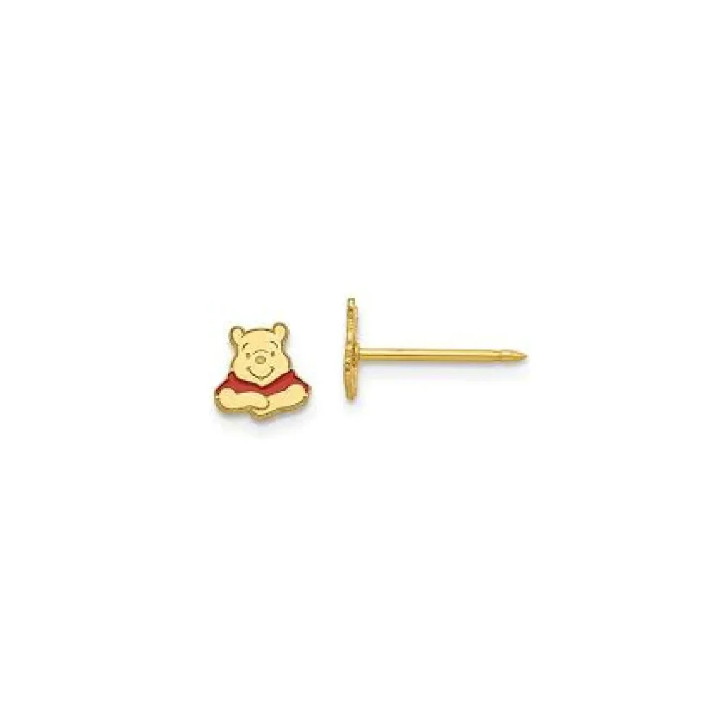 Inverness Disney Winnie The Pooh Earrings 1 pair