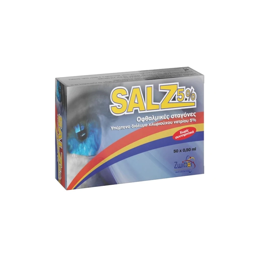Zwitter Salz 5% Οφθαλμικές Σταγόνες 50x0.5ml