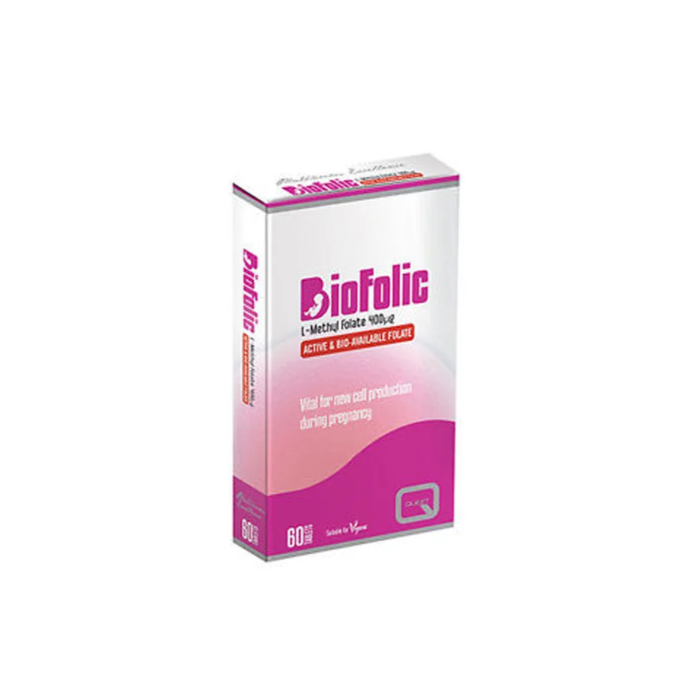 Quest Biofolic 400mg Συμπλήρωμα Διατροφής Φολικού Οξέως 60 Ταμπλέτες