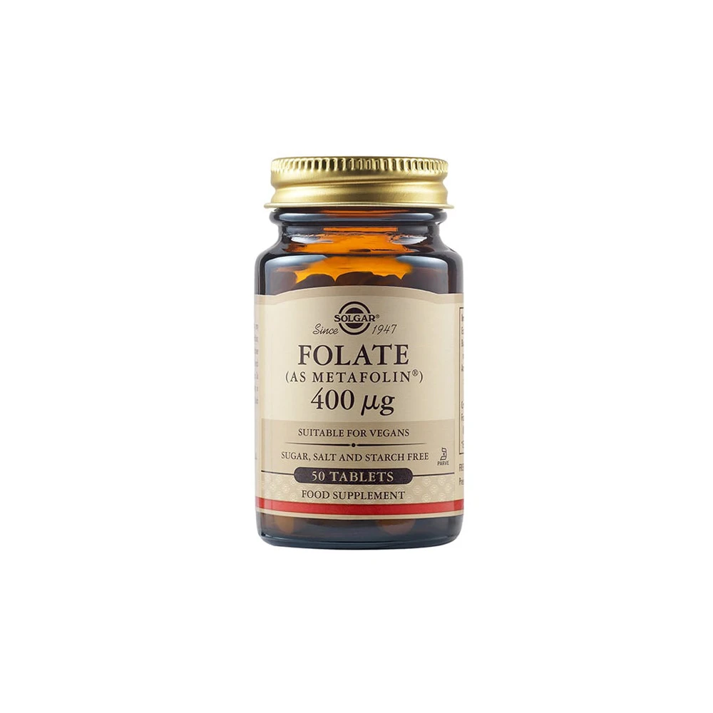 Solgar Folate 400mg (As Metafolin) 50 tabs