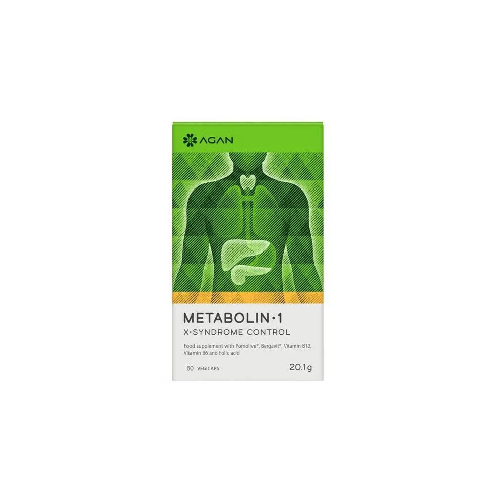 Agan Metabolin 1 Για Την Πρόληψη & Αντιμετώπιση Του Μεταβολικού Συνδρόμου 60 ταμπλέτες