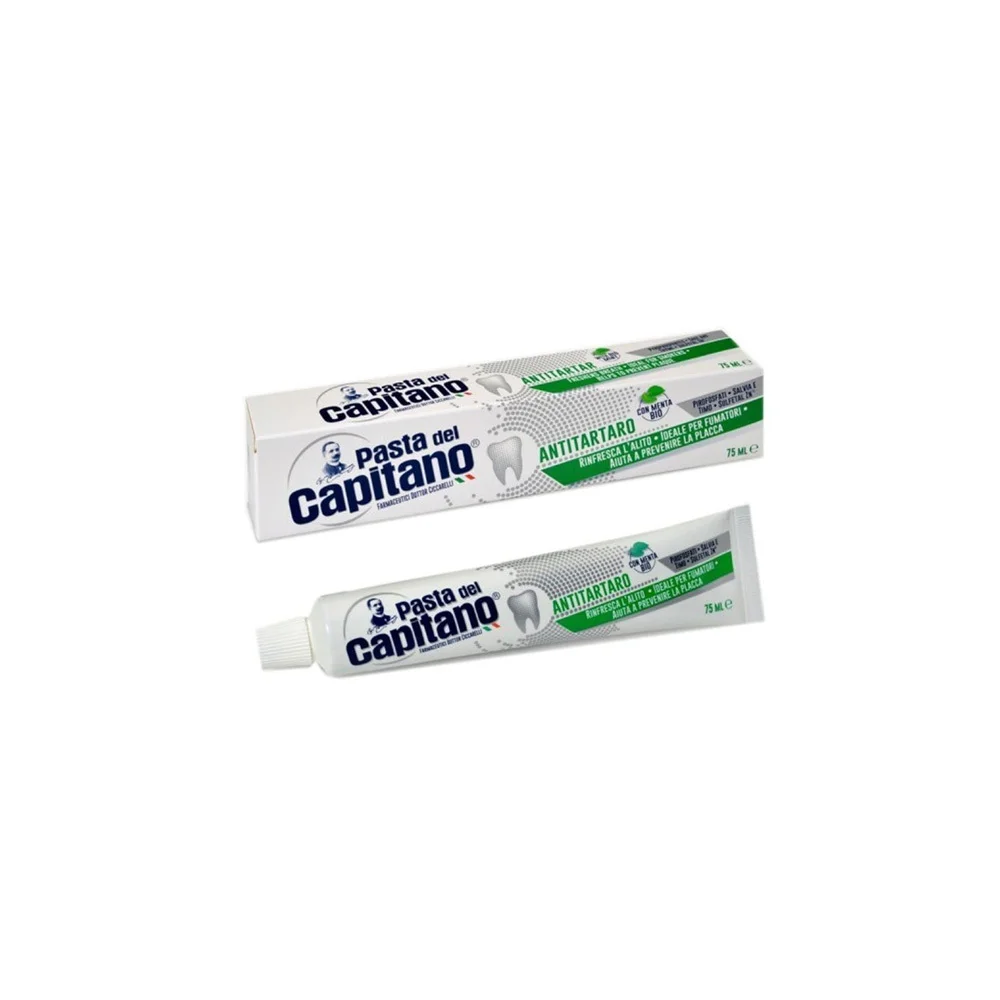 Pasta Del Capitano Antitartaro Οδοντόπαστα Κατά Της Οδοντικής Πέτρας & Της Τερηδόνας 75ml
