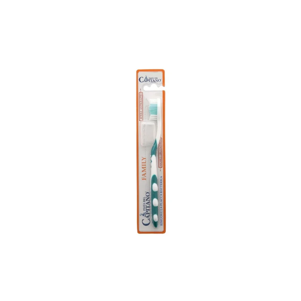 Pasta Del Capitano Family Soft Toothbrush Μαλακή Οδοντόβουρτσα Για Όλη Την Οικογένεια Σε Διάφορα Χρώματα 1 τεμάχιο