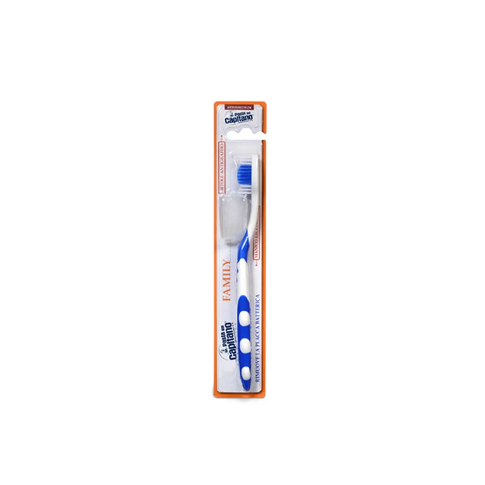 Pasta Del Capitano Family Hard Toothbrush Σκληρή Οδοντόβουρτσα Για Όλη Την Οικογένεια Σε Διάφορα Χρώματα 1 τεμάχιο