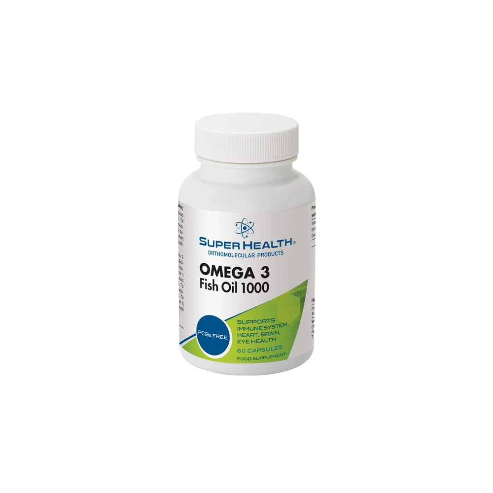 Super Health Omega 3 Fish Oil 1000mg 60 caps
