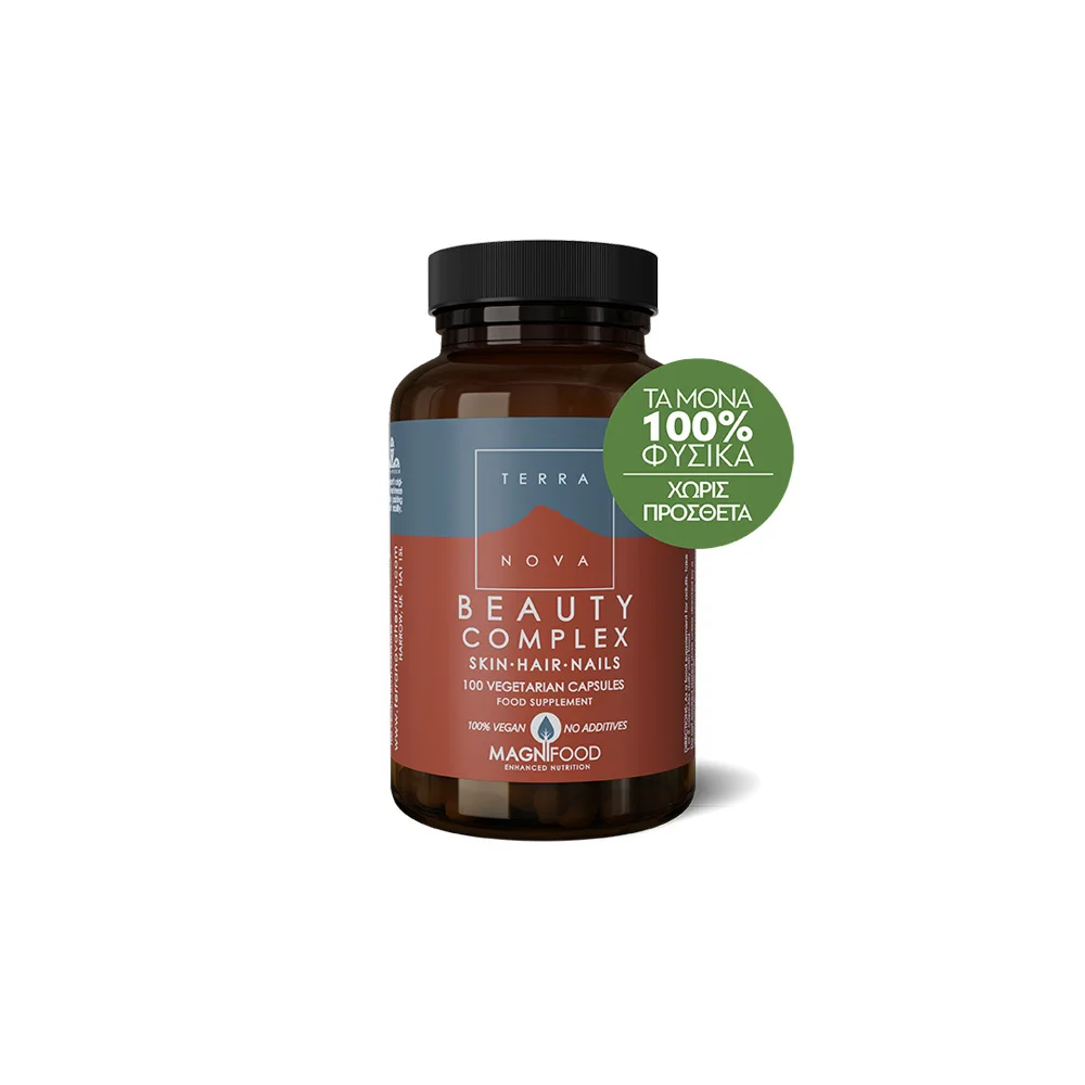TerraNova Beauty Complex Skin Hair Nail Nutritional Supplement Against Hair Loss 100 capsules