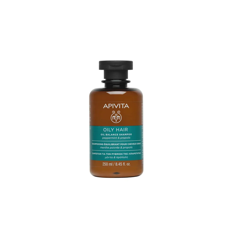 Apivita Hair Care Shampoo Oil Balance Peppermint & Propolis 250 ml