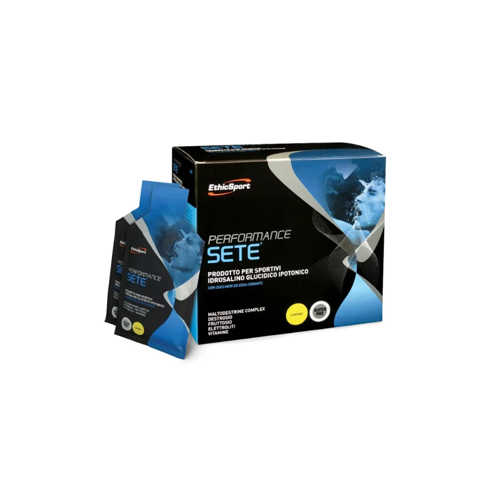 EthicSport Performance SETE Lemon Flavour Διατηρεί Τα Αποθέματα Ηλεκτρολυτών Υδατανθράκων & Νερού Με Γεύση Λεμόνι 14 φακελάκια
