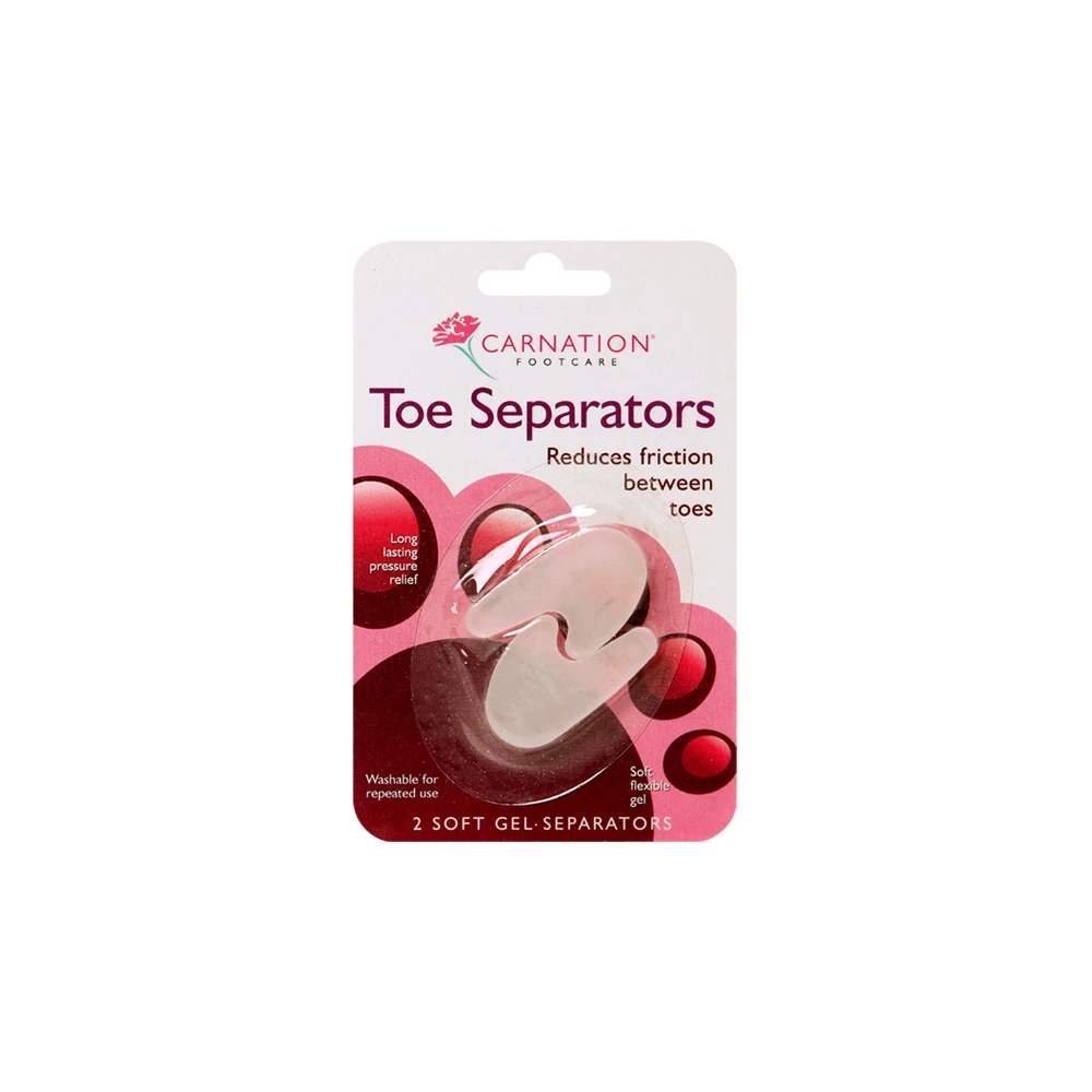 Carnation Gel Toe Separators Διαχωριστικό Δακτύλων Από Polymergel 2 τεμάχια