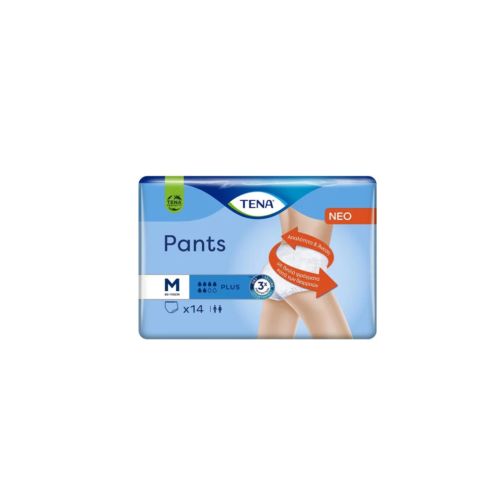Tena Pants Plus Economy Άνετα & Αξιόπιστα Εσώρουχα Μιας Χρήσης Για Μέτρια Προς Βαριά Μορφή Ακράτειας Medium 14 τεμάχια