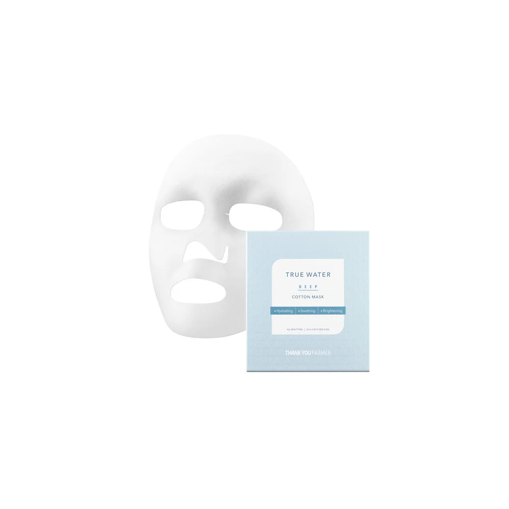 Thank You Farmer True Water Deep Cotton mask 1τμχ 25ml